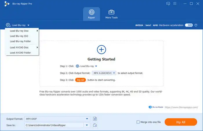 Blu-ray Master 無料ブルーレイリッピング